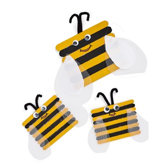 Humla av glasspinnar