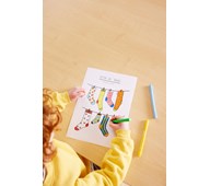 Rocka sockorna – klädstreck, färglägg och dekorera