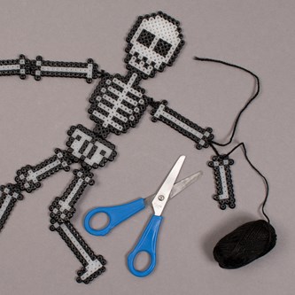 Pärla ett rörligt skelett