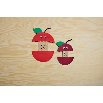 Äpple av glasspinnar