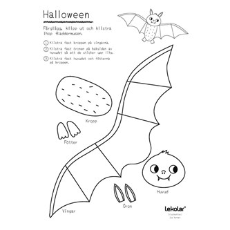 Fladdermus till Halloween