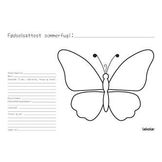 Födelseattest fjäril