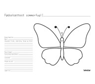 Födelseattest fjäril