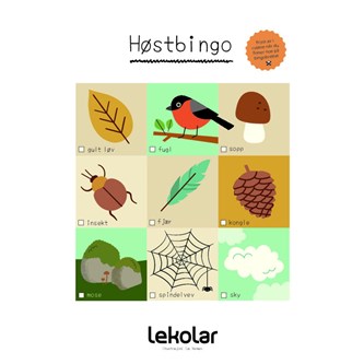 Höstbingo - gratis material
