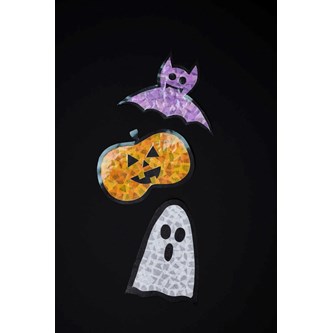 Fönsterdekorationer till Halloween