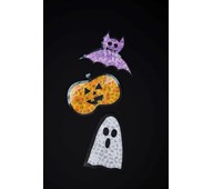 Fönsterdekorationer till Halloween
