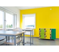 Inredningstips Kyrkskolan gula klassrummet