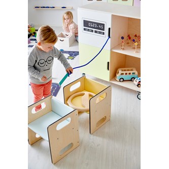 Fixa dörr med handhål 1,5:1