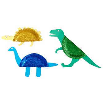 Glittriga dinosaurier
