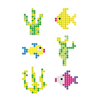 En pärlad fiskvärld 3D