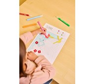 FN-dagen, färglägg efter siffror - gratis material