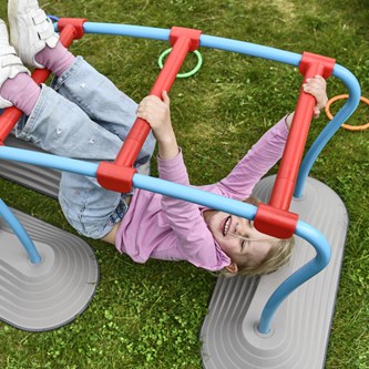 Gonge rörelsebana med parkour