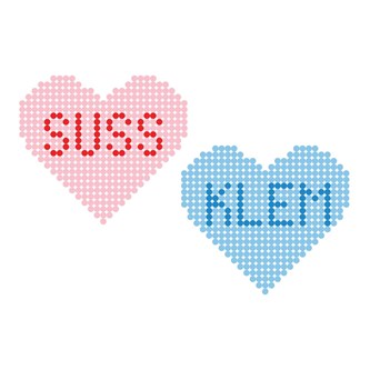 Pärla små hjärtan, PUSS och KRAM