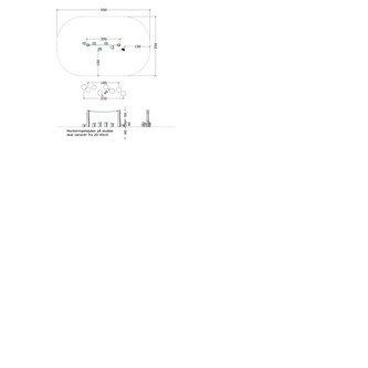 Robinia balansstolpar