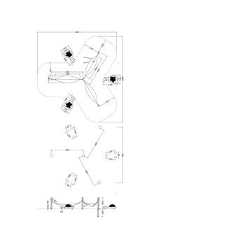 ChillOut hängmatta trippel med upphängningssystem, plantering och sittbänkar/oljebehandlad mörkbrun