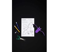 Fladdermus till Halloween - gratis material