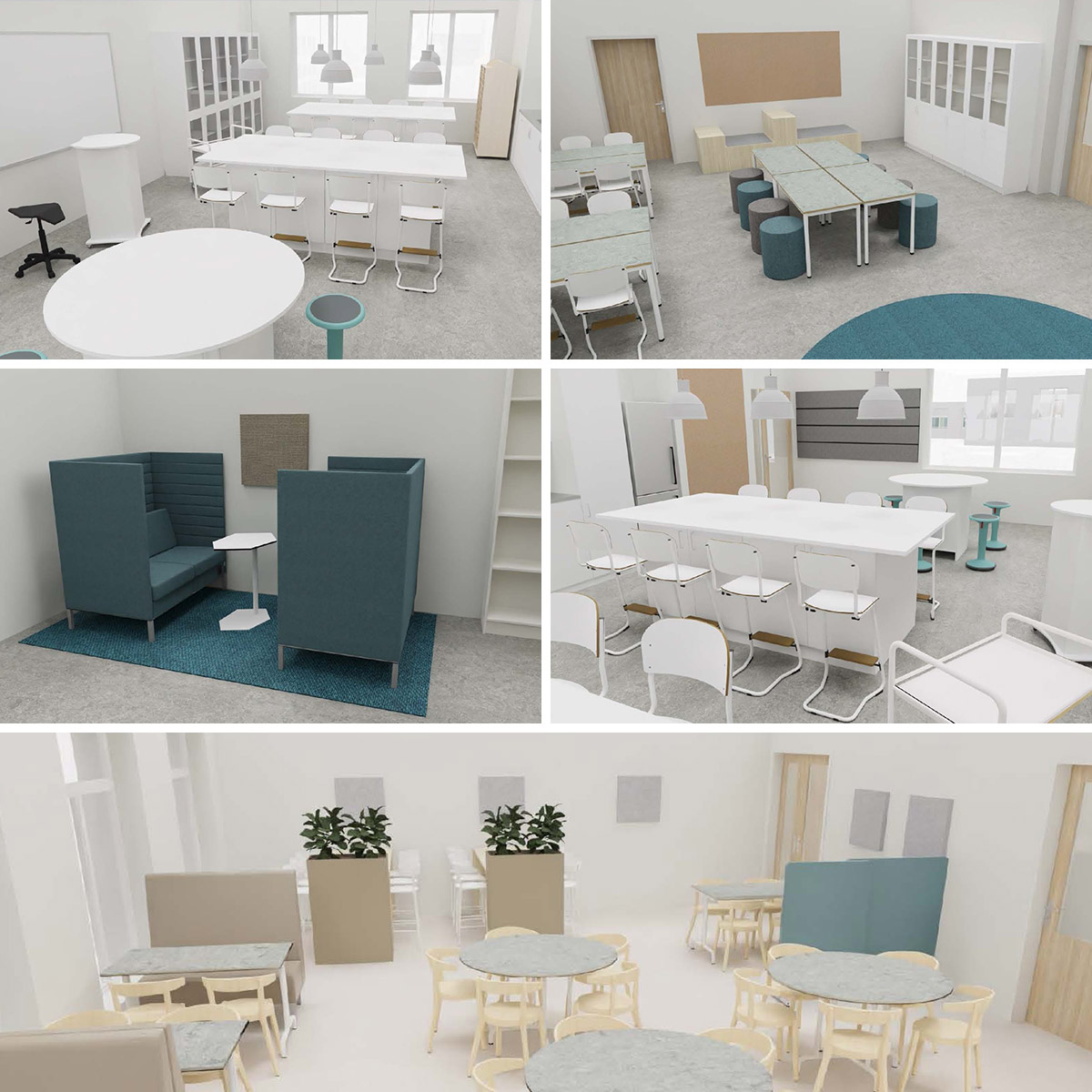 Färdiga inredningskoncept för Vittra förskolor och grundskolor