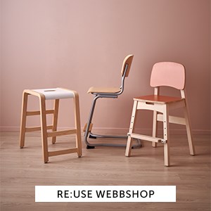 RE:USE webbshop återbrukade möbler från Lekolar