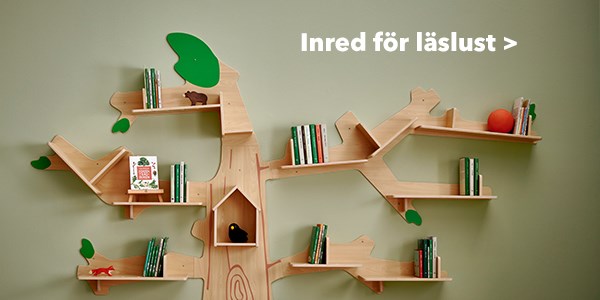 Inred förskolebiblioteket eller skolbiblioteket med bokförvaring som ökar läslusten och stärker språkutvecklingen