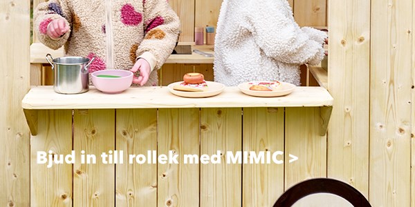 Rolleksprodukter för utemiljön på förskolan tack vare serien Mimic från Lekolar