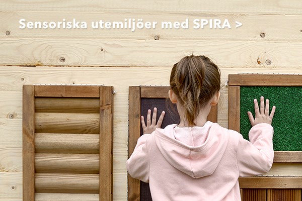 Spira - en uteleksserie med fokus på sensorisk stimulering för barn i förskola