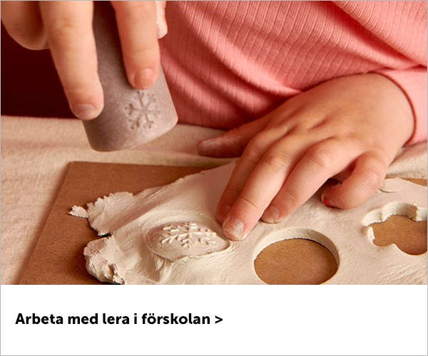 Arbeta med lera i förskolan
