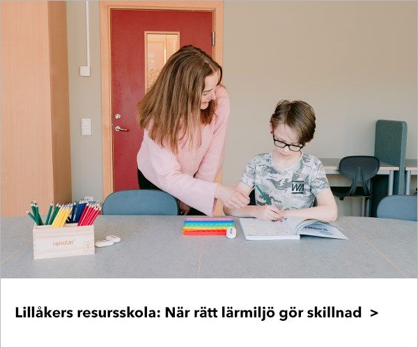 Inspireras av Lillåkers resursskola som vet hur man skapar en autismanpassad lärmiljö som stärker trygghet, närvaro och lärande 