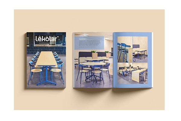 Inspirerande magasin med skolmatsal och skolrestaurang