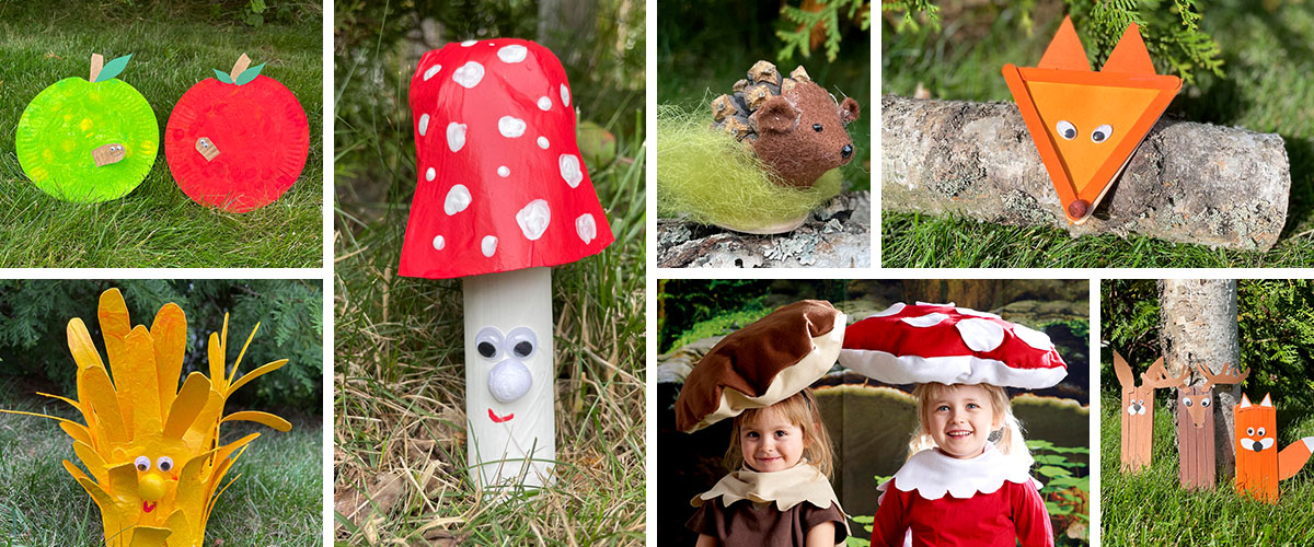 Enkelt, kreativt och roligt höstpyssel för barn i skola, förskola och fritids