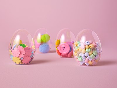 Påskpyssel förskola - fyll ett påskägg