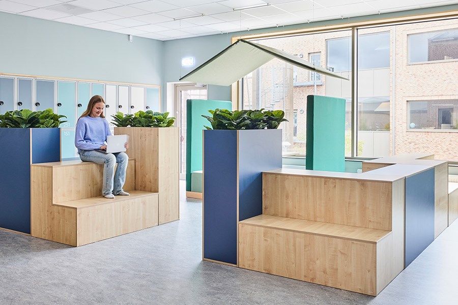 Lekolar har inrett Tröingeskolan i Falkenberg