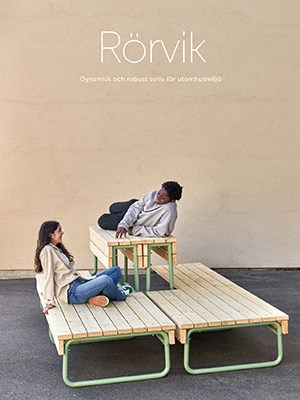 Rörvik utemöbler och moduler för skolan